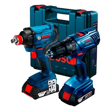 COMBO DE TALADRO PERCUTOR GSB 180 + LLAVE DE IMPACTO GDX 180