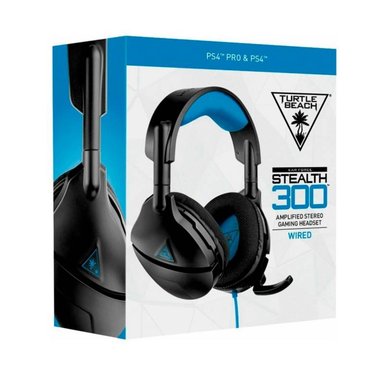 AUDÍFONOS GAMER TURTLE BEACH PS4 PS5 EAR FORCE STEALTH 300 WIRED NEGRO - 1