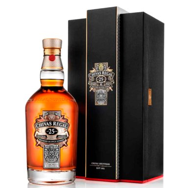 WHISKY CHIVAS REGAL 25 AÑOS BOTELLA 750ML