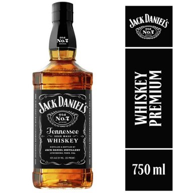 WHISKY JACK DANIEL'S OLD N°7 BOTELLA 750 ML - 1