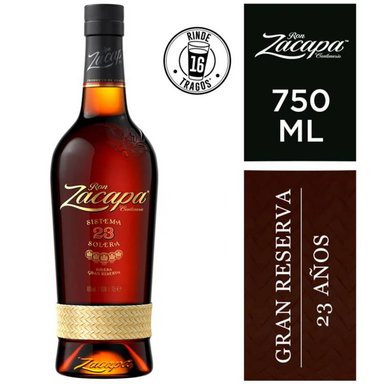 RON ZACAPA 23 SOLERA BOTELLA 750ML