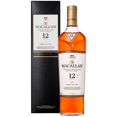 WHISKY MACALLAN 12 AÑOS SHERRY OAK CASK BOTELLA 700ML