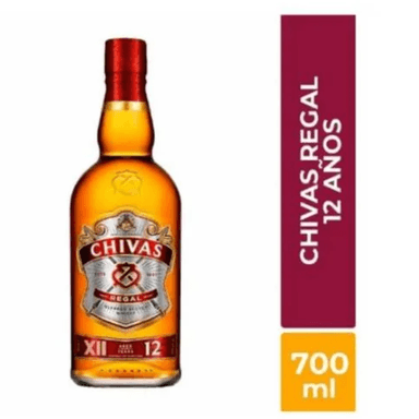 WHISKY CHIVAS REGAL 12 AÑOS BOTELLA 700ML