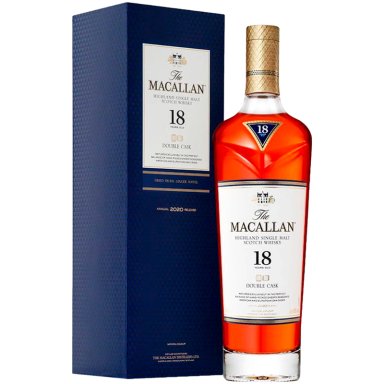 WHISKY MACALLAN DOUBLE CASK 18 AÑOS BOTELLA 700ML