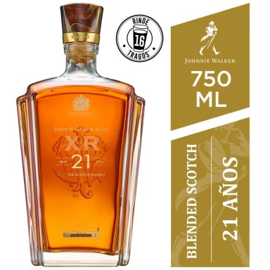 WHISKY JOHNNIE WALKER XR 21 AÑOS BOTELLA 750ML