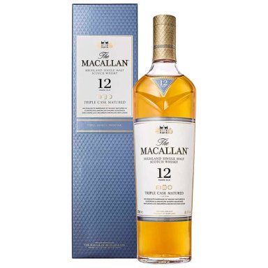 WHISKY MACALLAN TRIPLE CASK MATURED 12 AÑOS BOTELLA 700ML