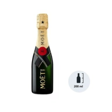 CHAMPAGNE MOET CHANDON BOTELLA 200 ML BRUT IMPERIAL