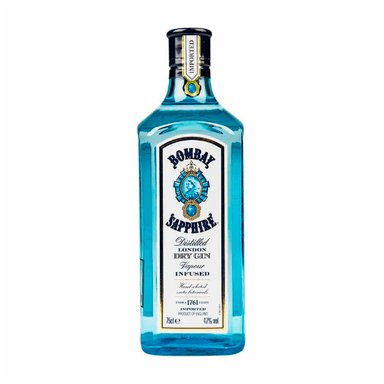 GIN BOMBAY BOTELLA 750 ML SAPPHIRE LONDON DRY