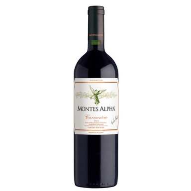 VINO MONTES BOTELLA 750 ML ALPHA CARMENERE