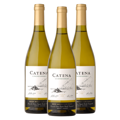 PACK X3 VINO CATENA CHARDONNAY BOTELLA 750ML