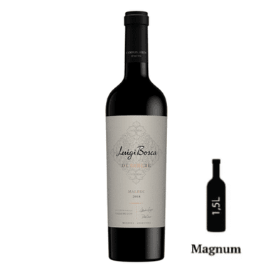 VINO LUIGI BOSCA DE SANGRE MALBEC VALLE UCO MAGNUM BOTELLA 1500 ML