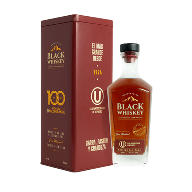 WHISKY BLACK WHISKEY CENTENARIO «U» BOTELLA 700ML
