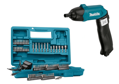 ATORNILLADOR INALÁMBRICO 1/4'' HEX 3.6V + 81 ACCESORIOS - DF001DW