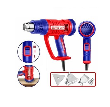 PISTOLA DE CALOR 2000W 450-550°C  EHGN20045 EMTOP