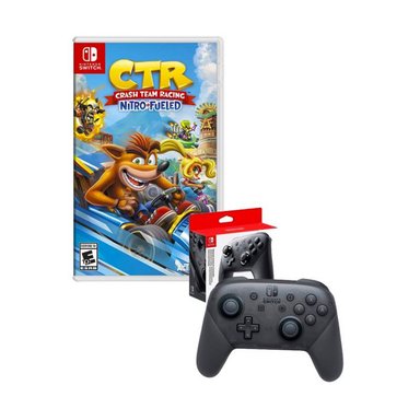 CRASH TEAM RACING NINTENDO SWITCH + PRO CONTROLLER - 1