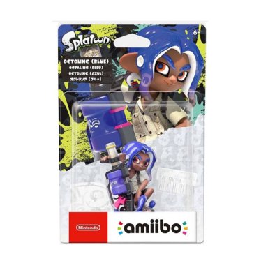 FIGURA COLECCIONABLE NINTENDO AMIIBO OCTOLING BLUE SPLATOON 3 SWITCH - 1