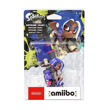 FIGURA COLECCIONABLE NINTENDO AMIIBO OCTOLING BLUE SPLATOON 3 SWITCH - 1
