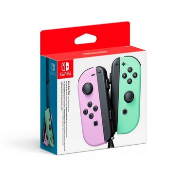 CONTROLES JOY CON NEON PASTEL MORADO - VERDE NINTENDO SWITCH - 1