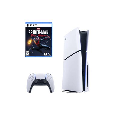 CONSOLA SONY - PLAYSTATION PS5 PLAYSTATION 5 SLIM LECTORA DISCOS + SPIDERMAN MILES MORALES - 1