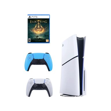 CONSOLA PS5 PLAYSTATION 5 SLIM LECTORA DE DISCOS + ELDEN RING + MANDO CELESTE - 1