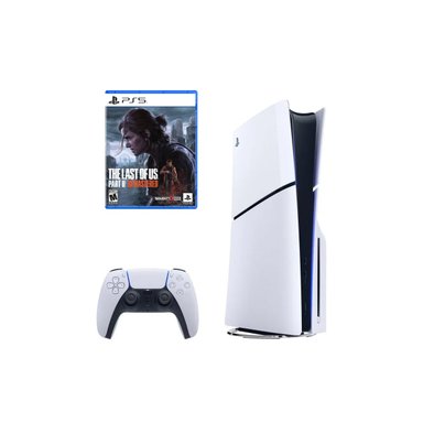 CONSOLA SONY - PLAYSTATION PS5 PLAYSTATION 5 SLIM LECTORA DISCOS + THE LAST OF US 2 - 1
