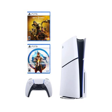 CONSOLA SONY - PLAYSTATION PS5 PLAYSTATION 5 SLIM LECTORA DISCOS + MORTAL KOMBAT 1 + MORTAL KOMBAT 11 ULTIMATE - 1