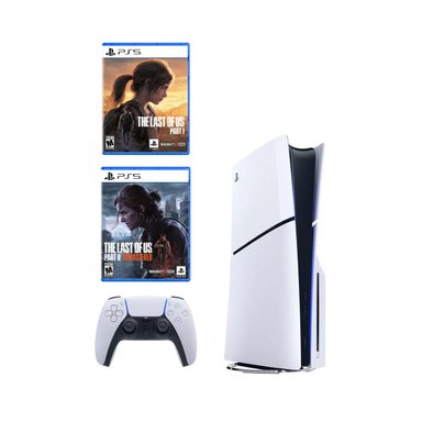 CONSOLA SONY - PLAYSTATION PS5 PLAYSTATION 5 SLIM LECTORA DISCOS + THE LAST OF US 1 + THE LAST OF US 2 - 1