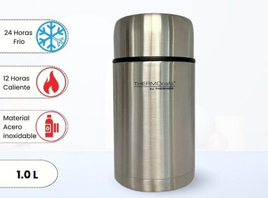 TERMO DE COMIDA SILVER 1 LT PLATEADO