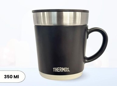 TAZA TERMICA CLASICA THERMOS 350 ML NEGRO