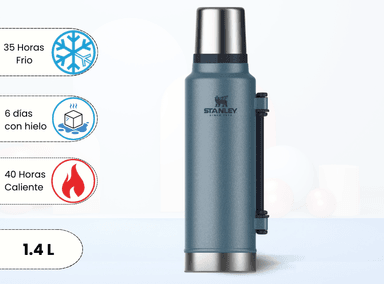 TERMO DE BEBIDA STANLEY CLASSIC AZUL LAKE 1.4 L