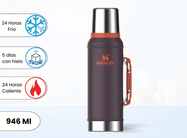 TERMO DE BEBIDA STANLEY CLASSIC PLUM 946 ML