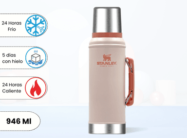 TERMO DE BEBIDA STANLEY CLASSIC LIMESTONE 946 ML