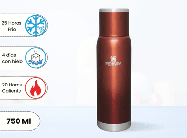 TERMO DE BEBIDA ADVENTURE TO GO STANLEY CLAY GLOW 750 ML