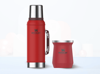 COMBO STANLEY TERMO CLASSIC 946 + MATERO 236 ML LAVA