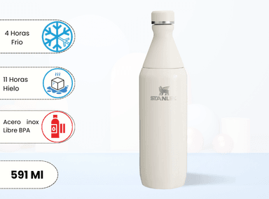 BOTELLA TÉRMICA ALL DAY SLIM ASH STANLEY- 591 ML