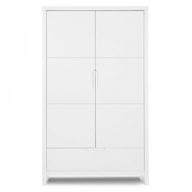 ROPERO CENTRAL DECCO MATE ARANDA 3 PUERTAS 2 CAJONES BLANCO