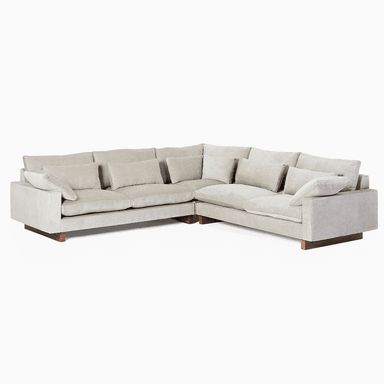 SECCIONAL CENTRAL DECCO LINEAL BEIGE DERECHO PERE