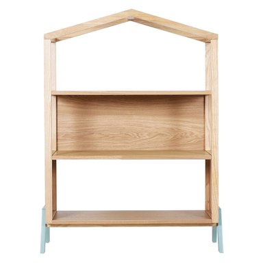 ESTANTE CENTRAL DECCO MADERA 3 NIVELES BRUNO