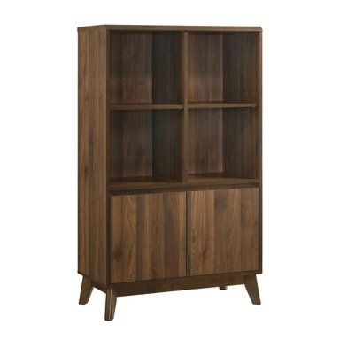 ESTANTE CENTRAL DECCO MADERA 2 NIVELES KENAI