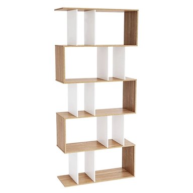 ESTANTE CENTRAL DECCO MADERA 5 NIVELES TAU