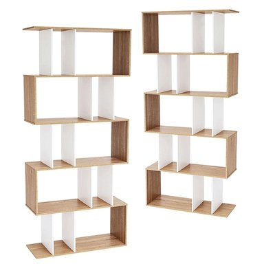 ESTANTE CENTRAL DECCO MADERA 5 NIVELES TAU - 2