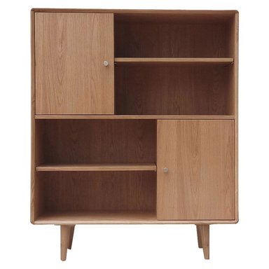 ESTANTE CENTRAL DECCO MADERA 4 NIVELES SHAKIR