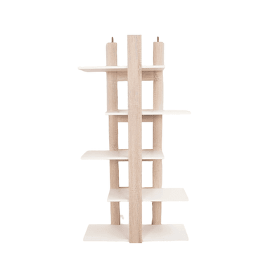 ESTANTE CENTRAL DECCO CREMA 5 NIVELES AURELIA