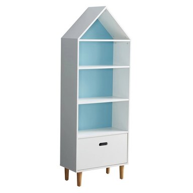 ESTANTE CENTRAL DECCO BLANCO 4 NIVELES JHON