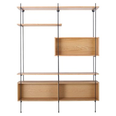 ESTANTE CENTRAL DECCO CREMA 5 NIVELES ODION