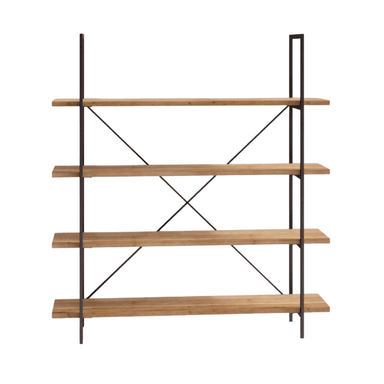 ESTANTE CENTRAL DECCO CEDRO 4 NIVELES RONSON