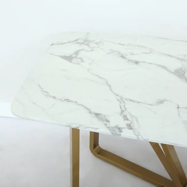 MESA CENTRAL DECCO ORO 78X90CM PARA 6 SILLAS KARLSEN - 2