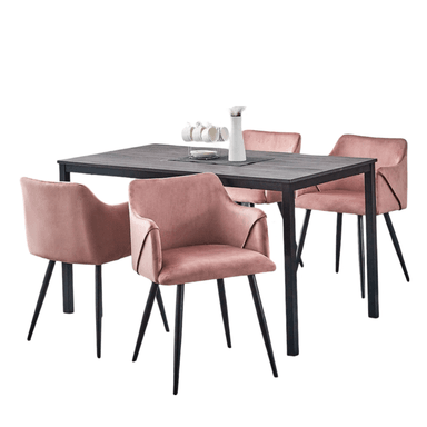 COMEDOR CENTRAL DECCO MATE 4 SILLAS IZMAR