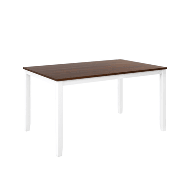 COMEDOR CENTRAL DECCO SATINADO 6 SILLAS BLANCO HAMBURGO - 2