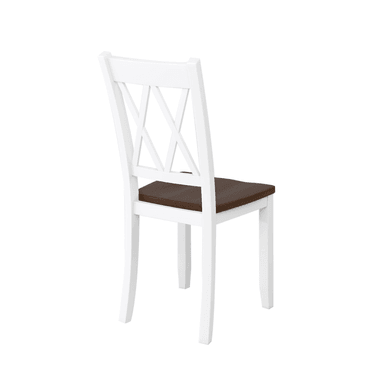 COMEDOR CENTRAL DECCO SATINADO 6 SILLAS BLANCO HAMBURGO - 3